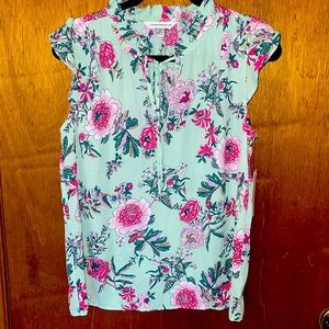 Spring short sleeve top by counterparts size medium, new with tags